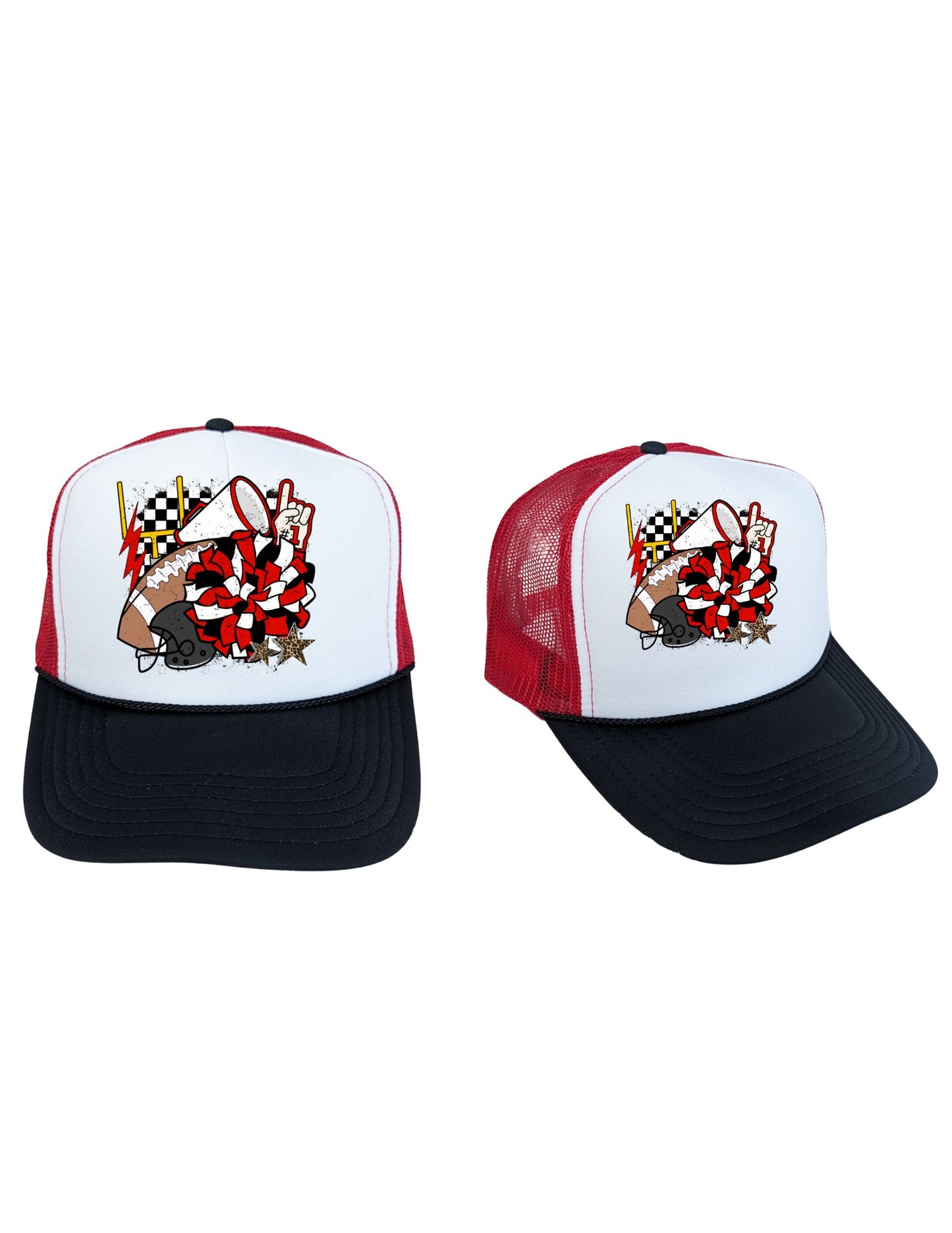 Football and cheer Spirit Trucker Hat