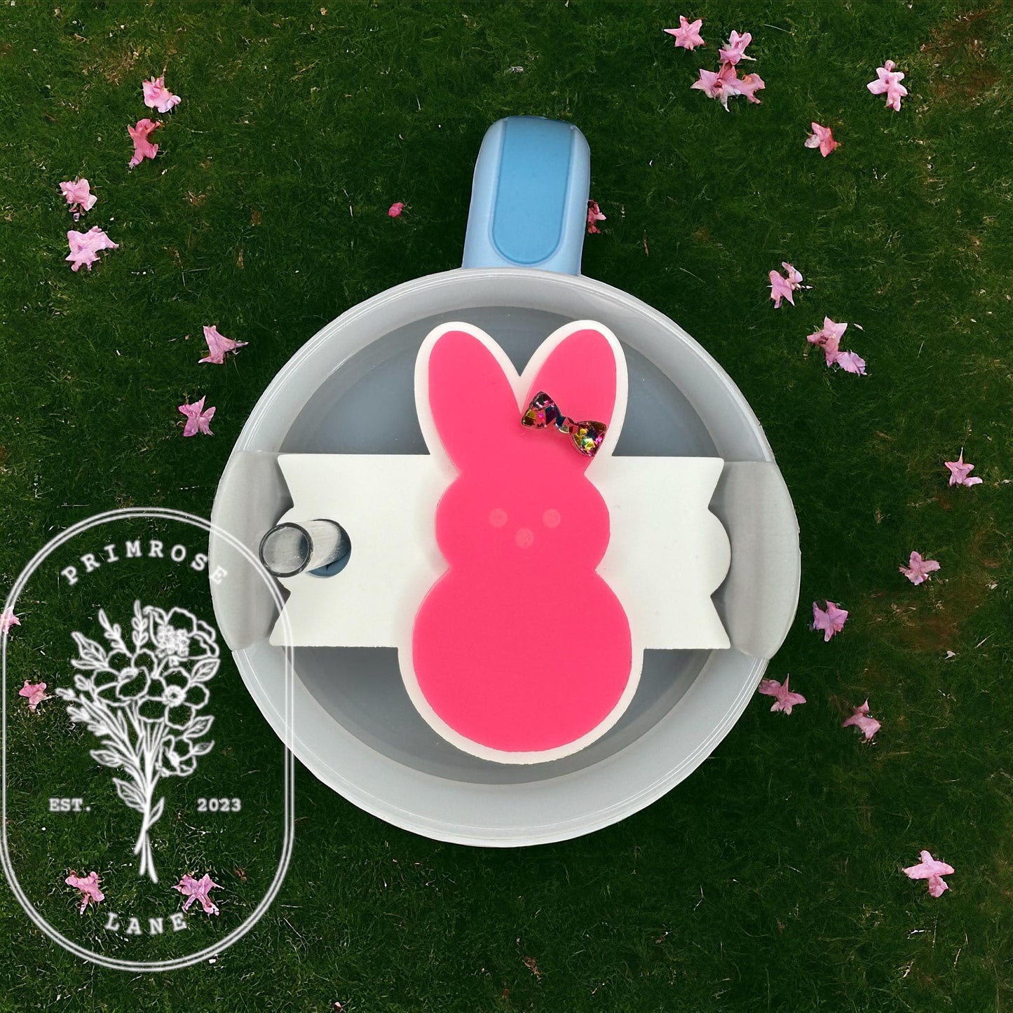 Marshmallow Bunny Cup Topper