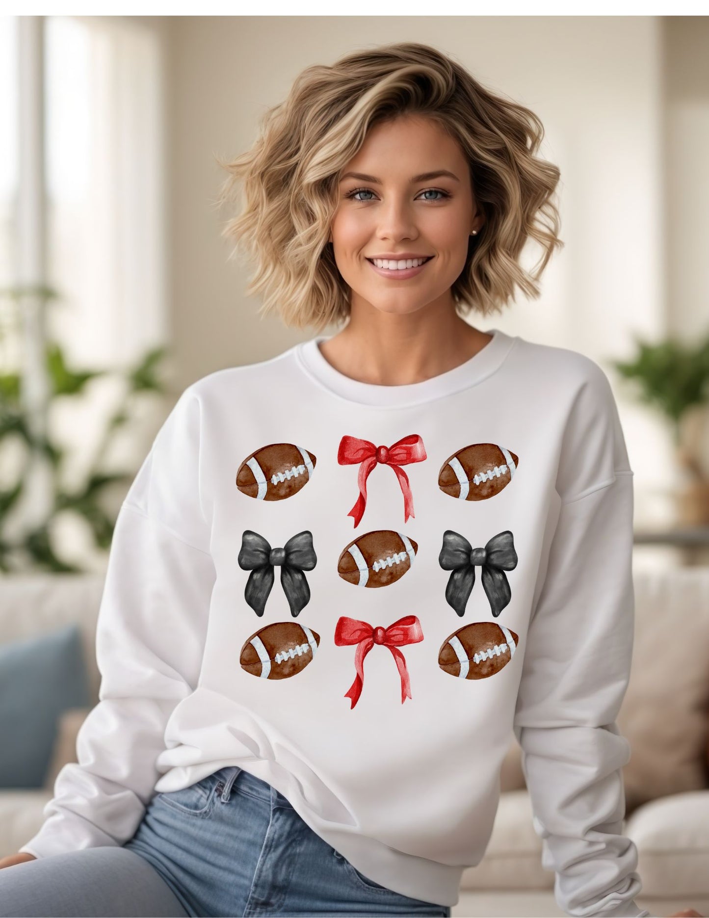 Grand Blanc Footballs and Bows Youth