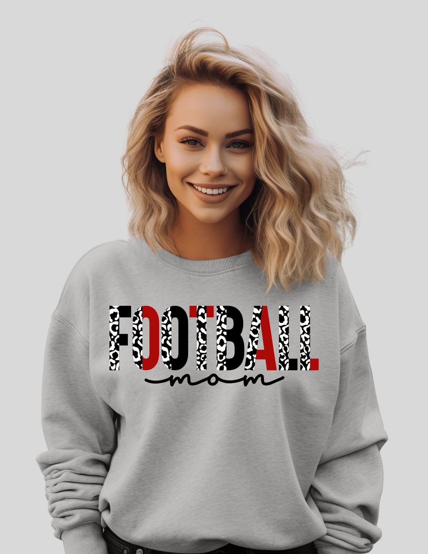 Cheeta print Football Mom