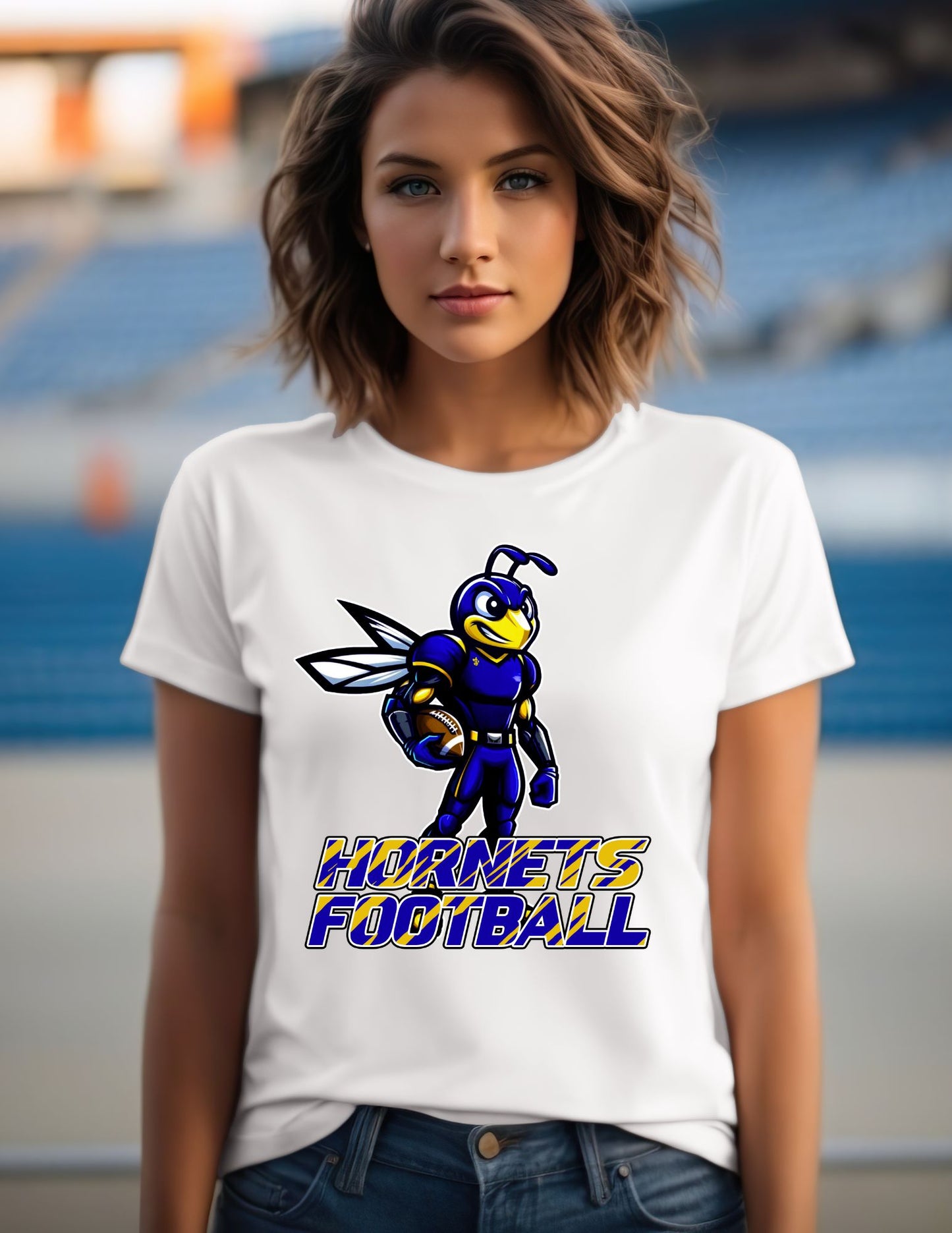 Hornets Mascot Football