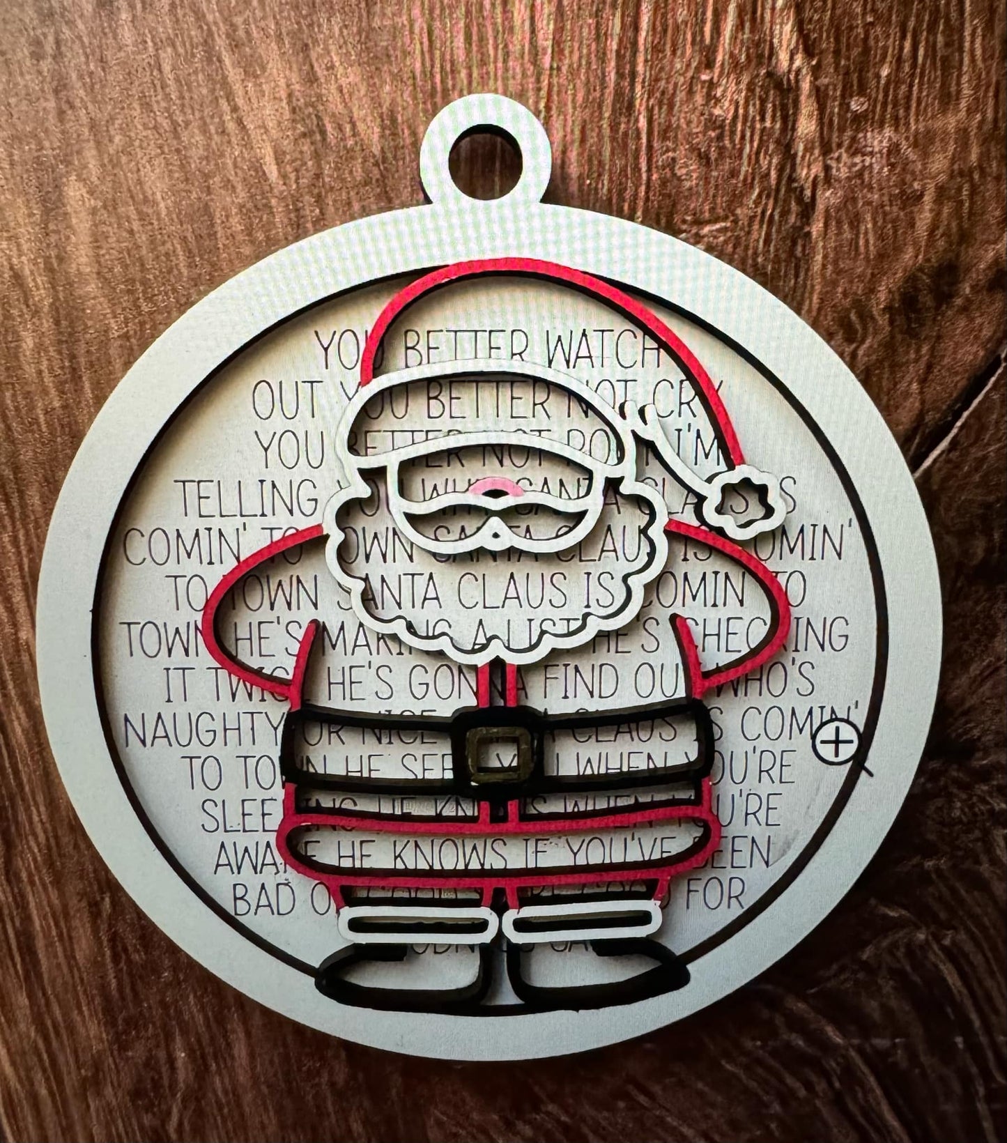 Santa Ornament