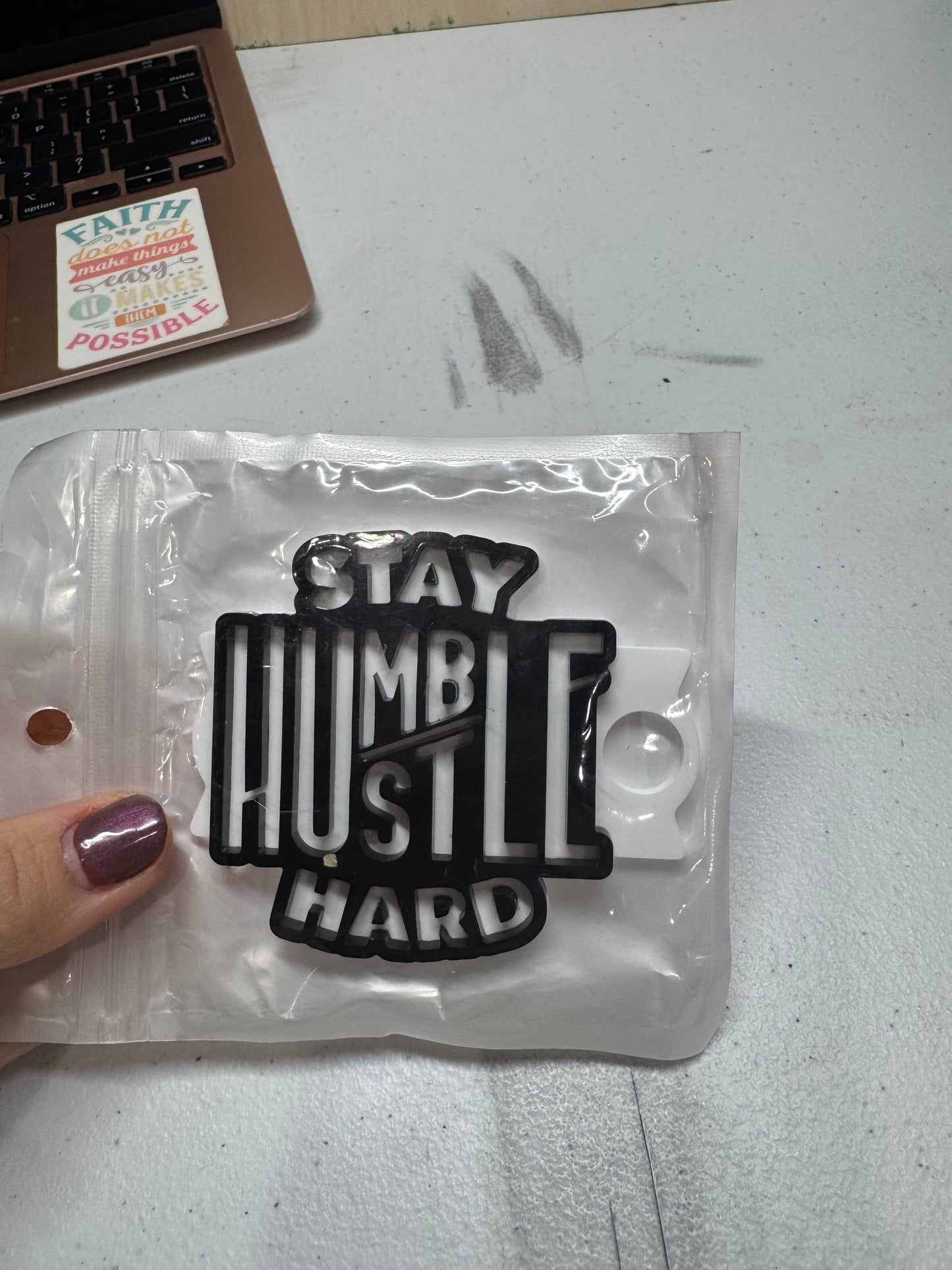 Stay Humble/ Hustle Hard 30/40 oz topper
