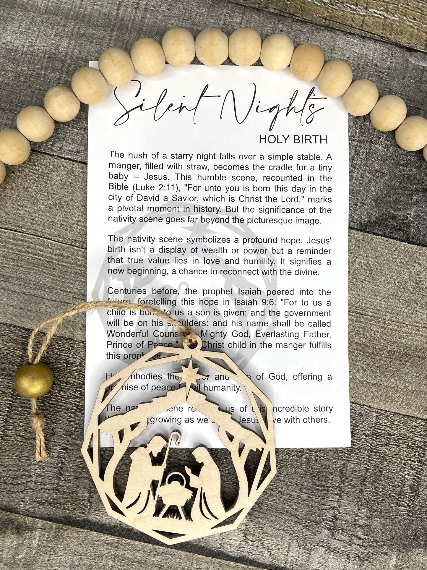 Nativity Ornament