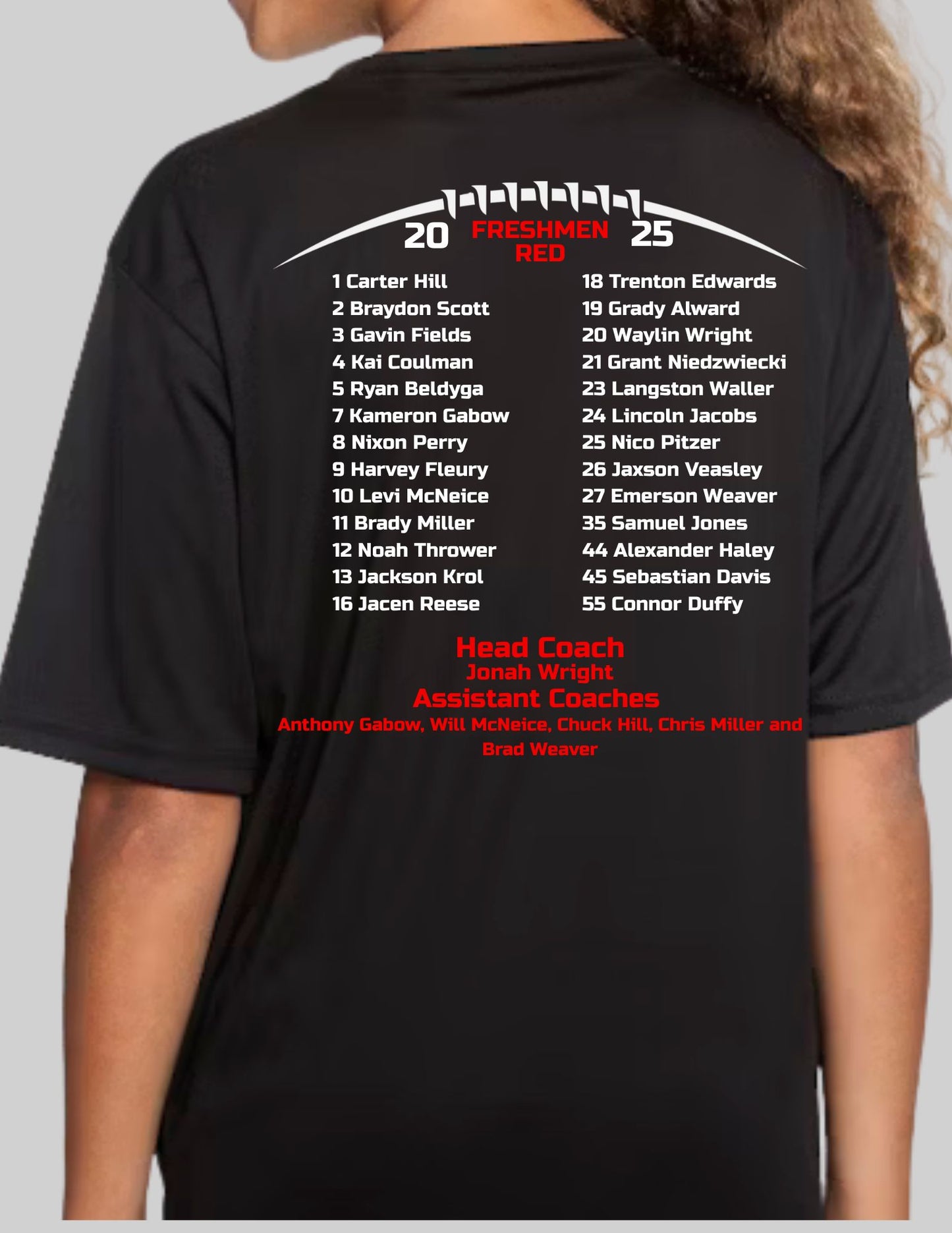 Freshman/JV Football Memento