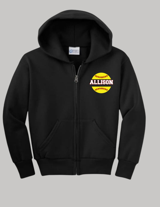 Allison- Custom Softball Player Shirt