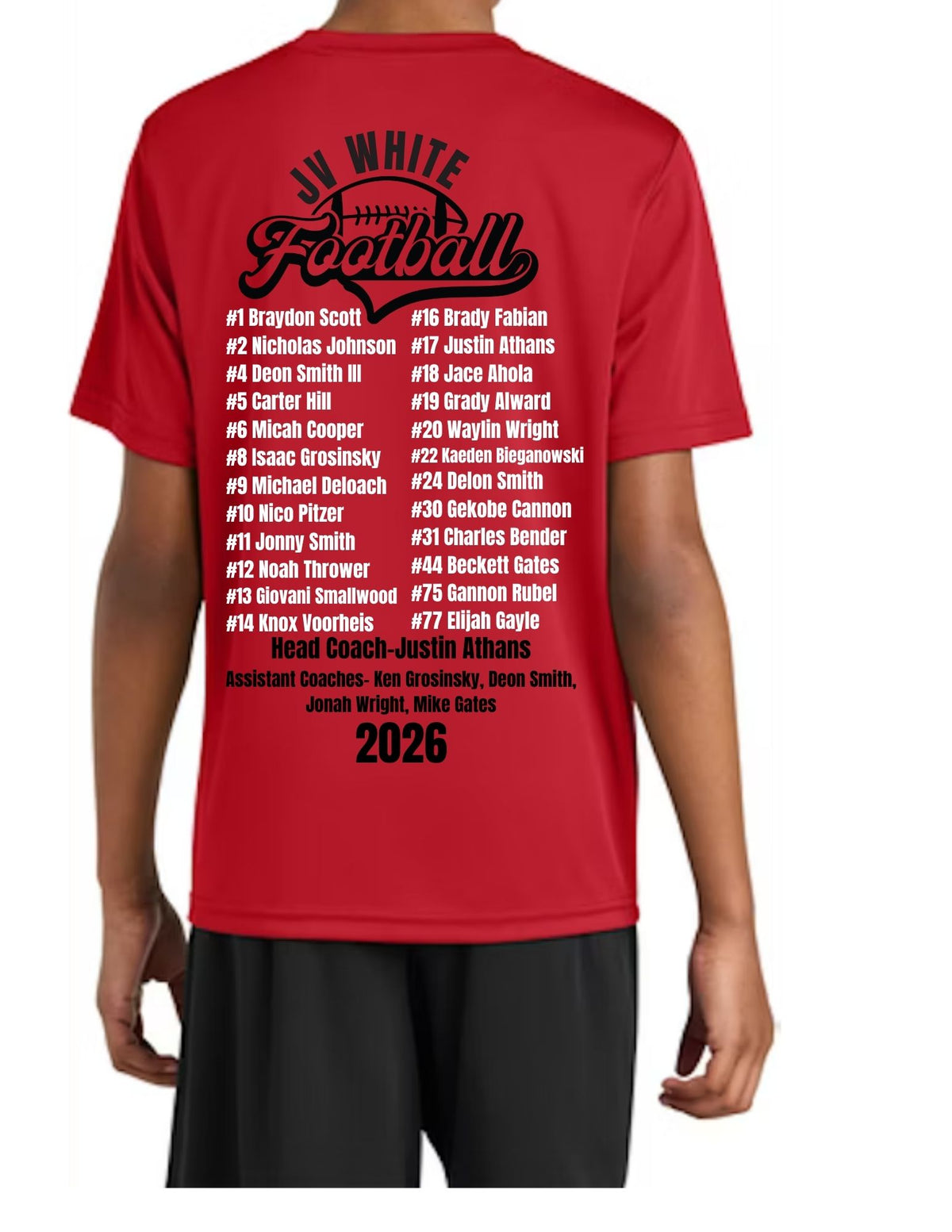 26' FOOTBALL TEAM SHIRT