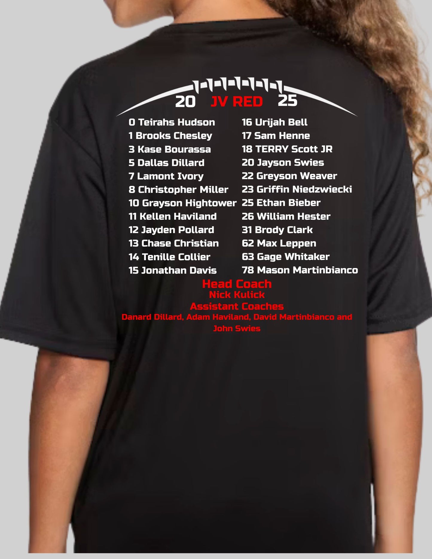Freshman/JV Football Memento