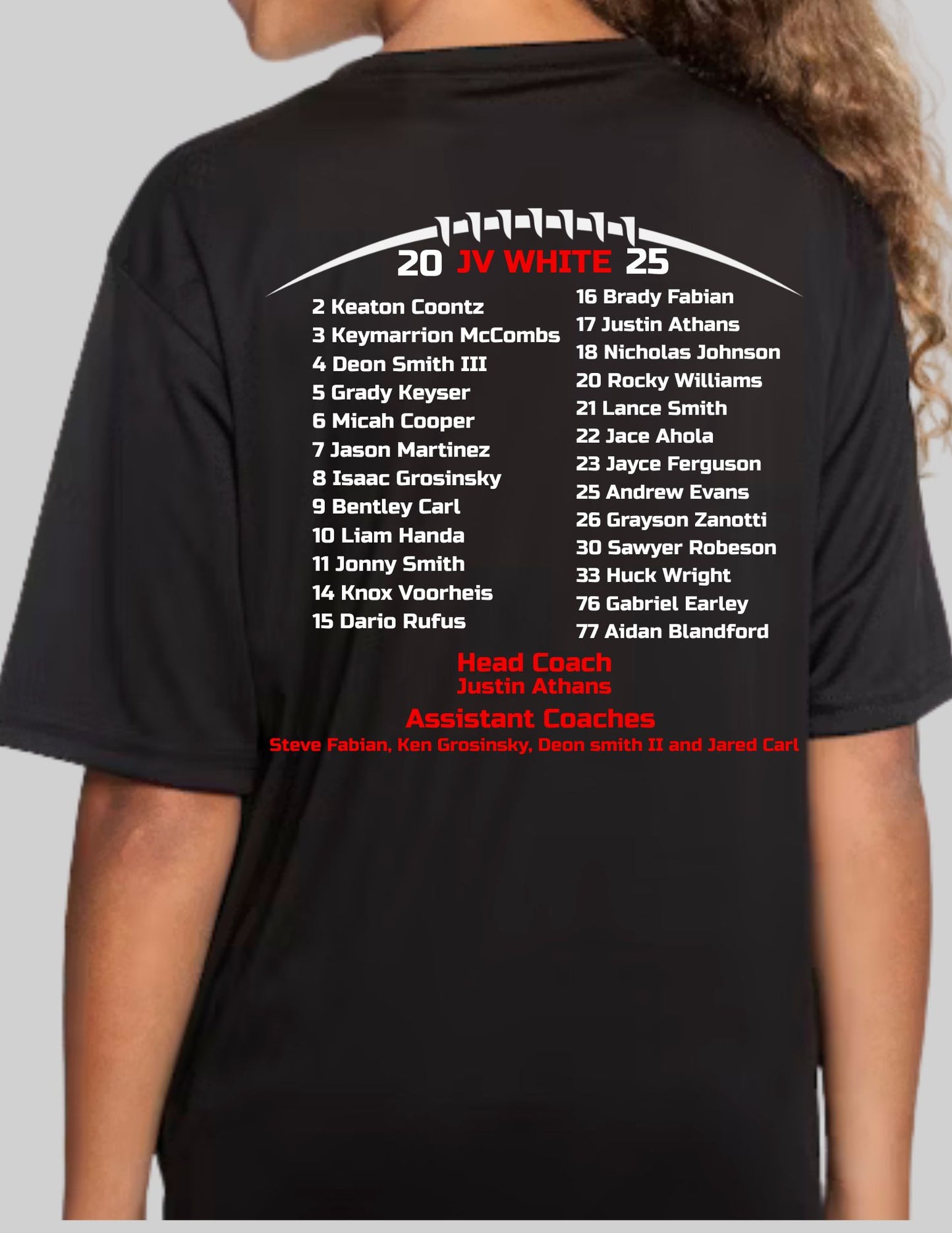 Freshman/JV Football Memento