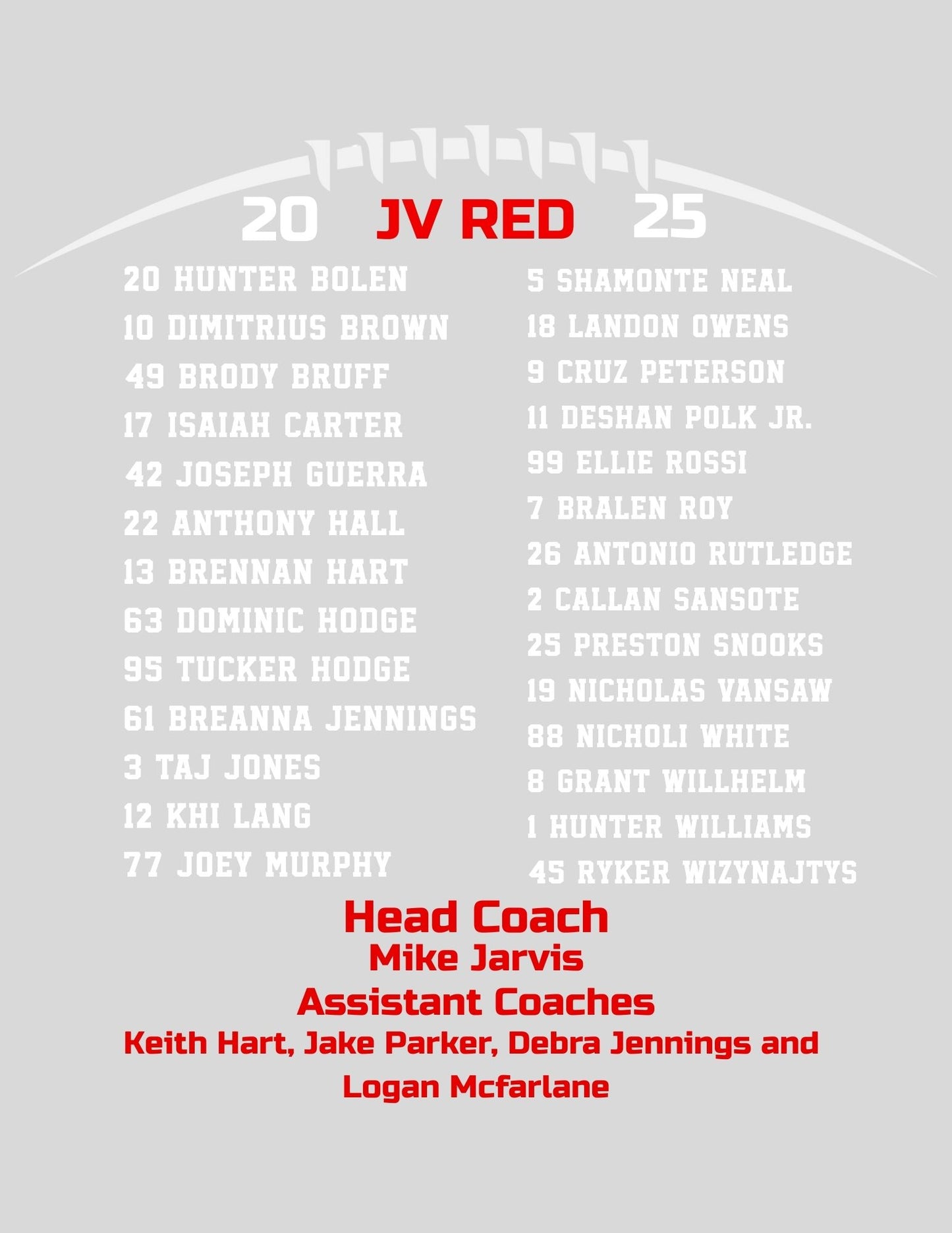 SWARTZ CREEK TACKLE  FOOTBALL