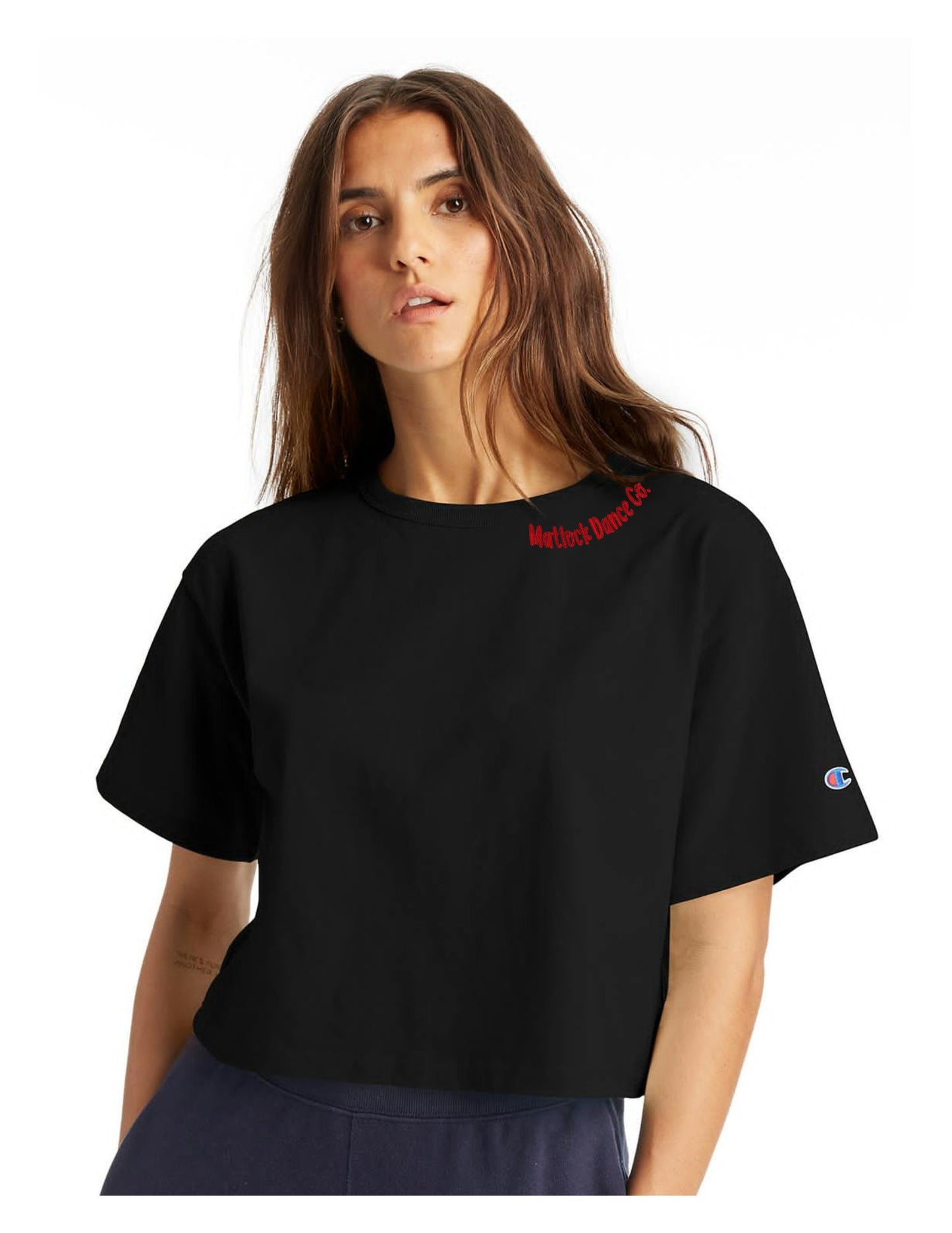 TM Collar Embroidery (CROP OR T-SHIRT)