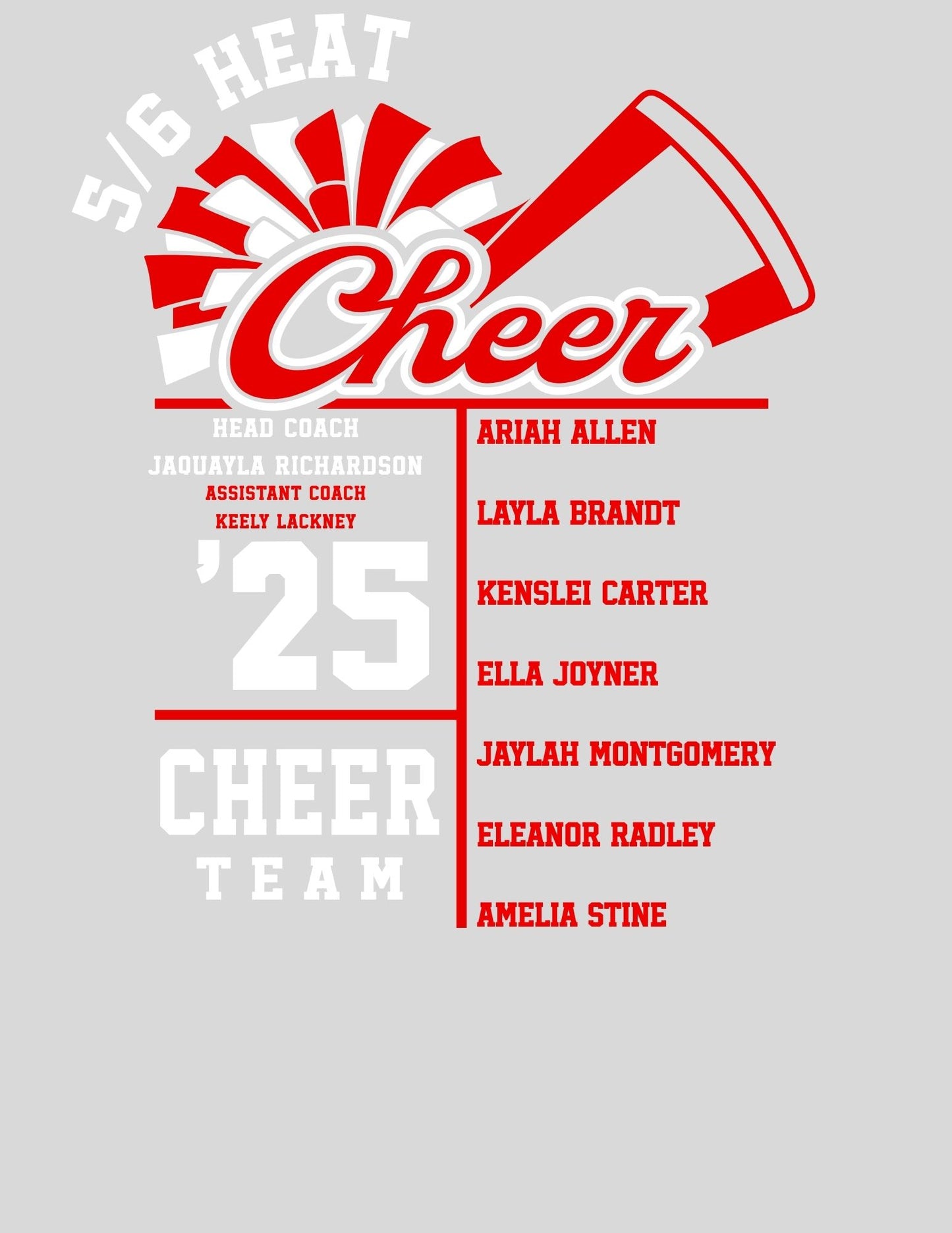 SWARTZ CREEK MASCOT 5/6 CHEER