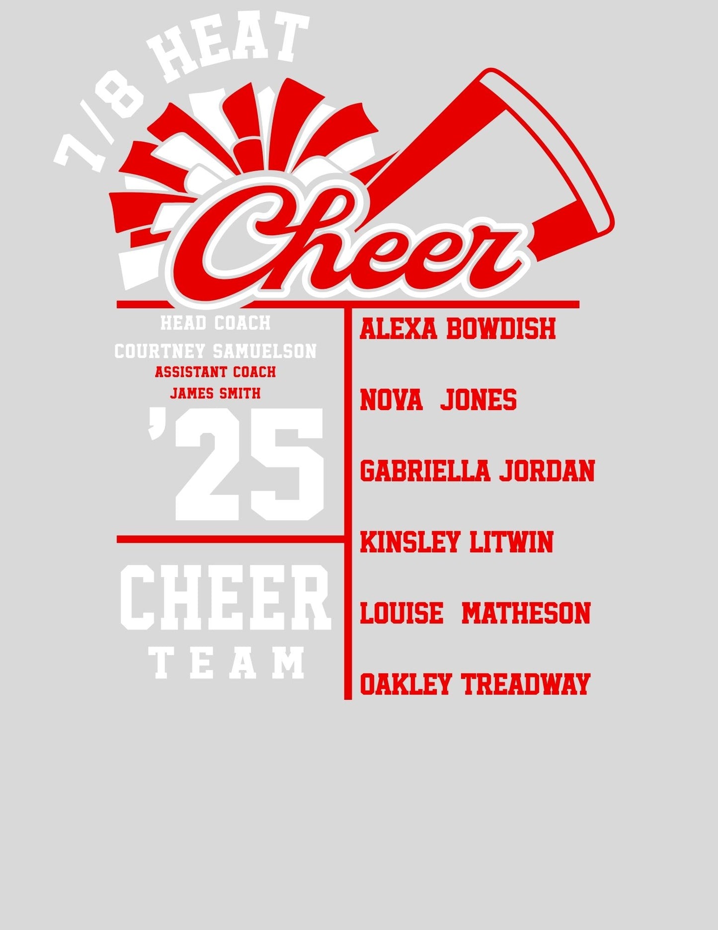 SWARTZ CREEK MASCOT 7/8 CHEER