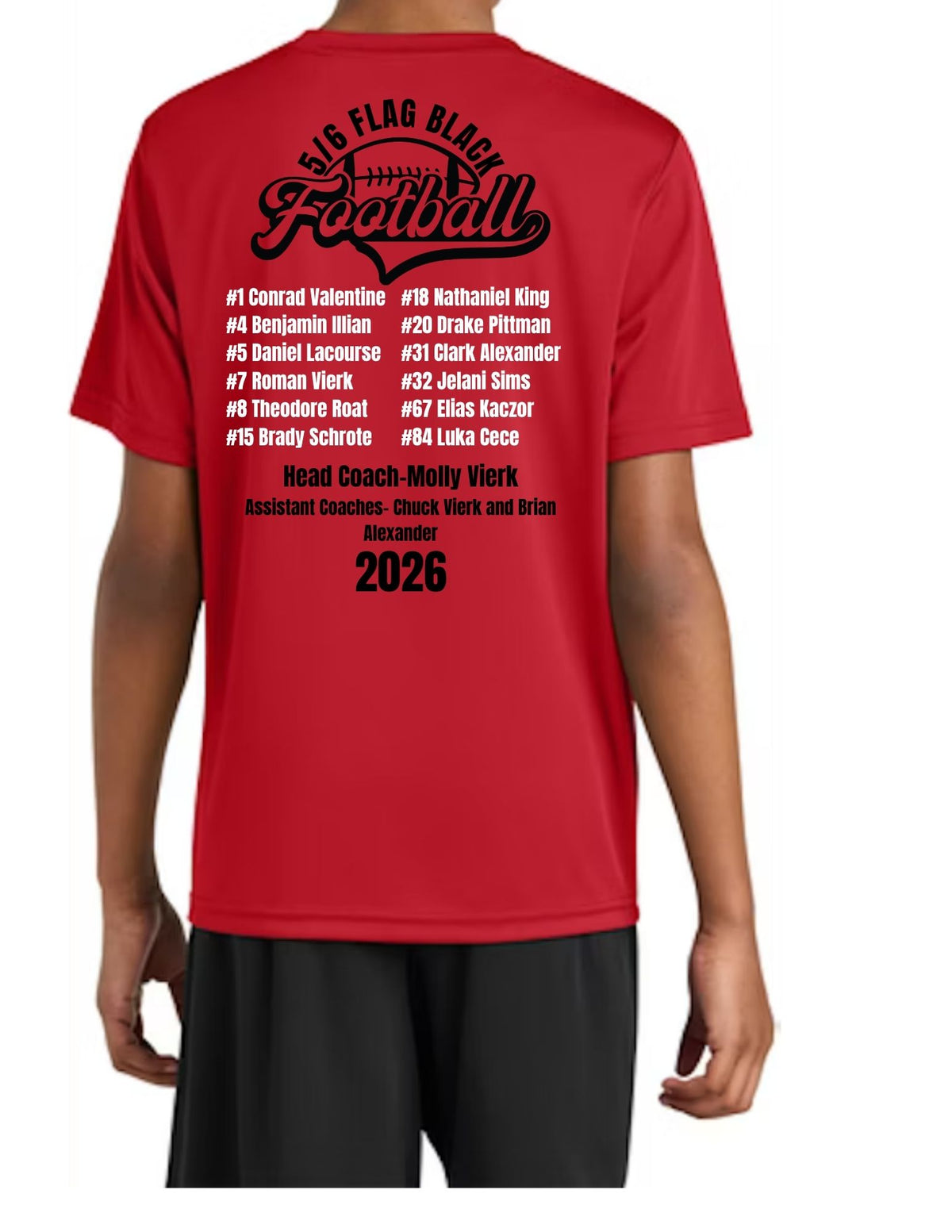 26' FOOTBALL TEAM SHIRT