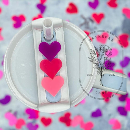 Stacked Heart Cup Topper