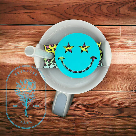 Stary Eyed Smiley Cup Topper