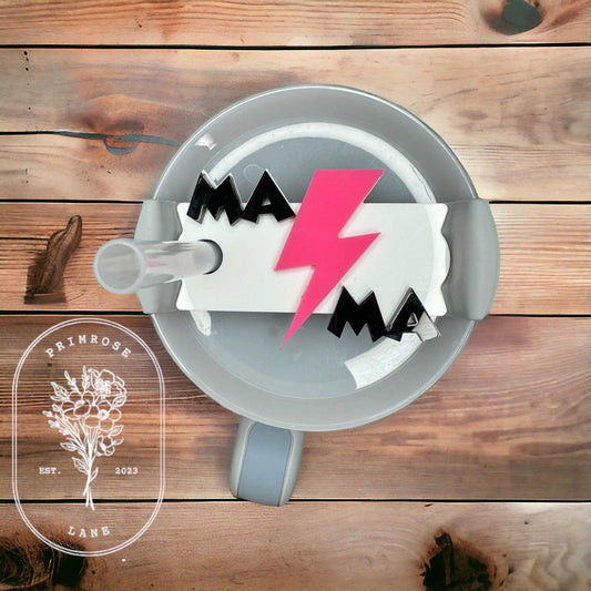 Lightning Mama Cup Topper