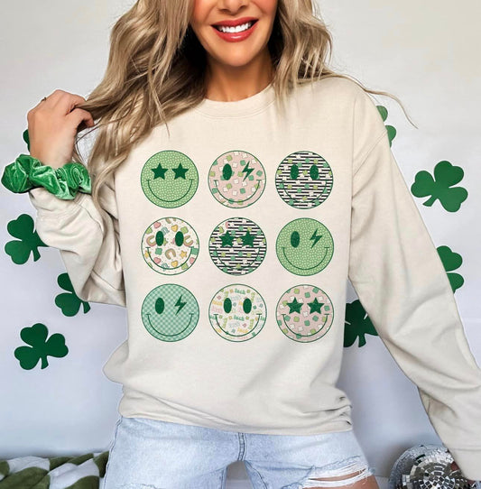 St. Patrick's Day Smiley Faces