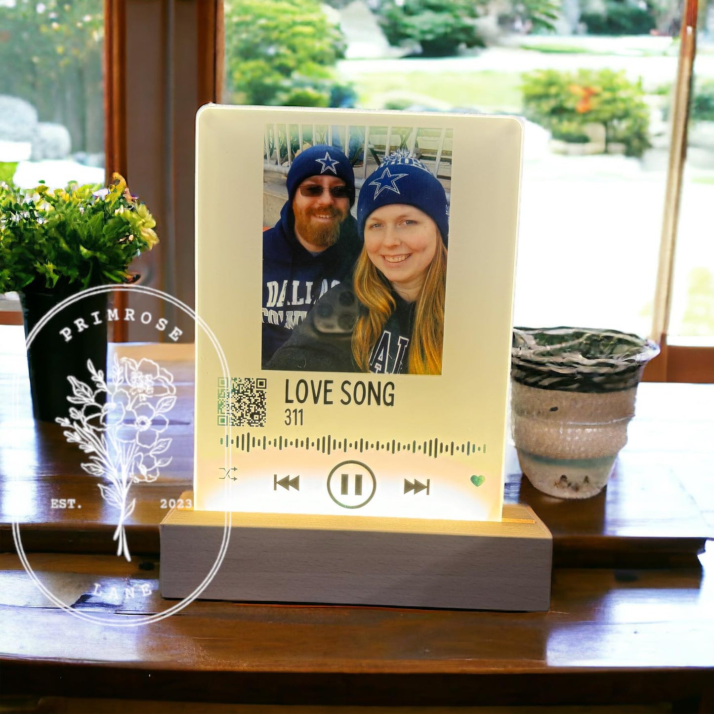 Personalized Song Plaque with Stand