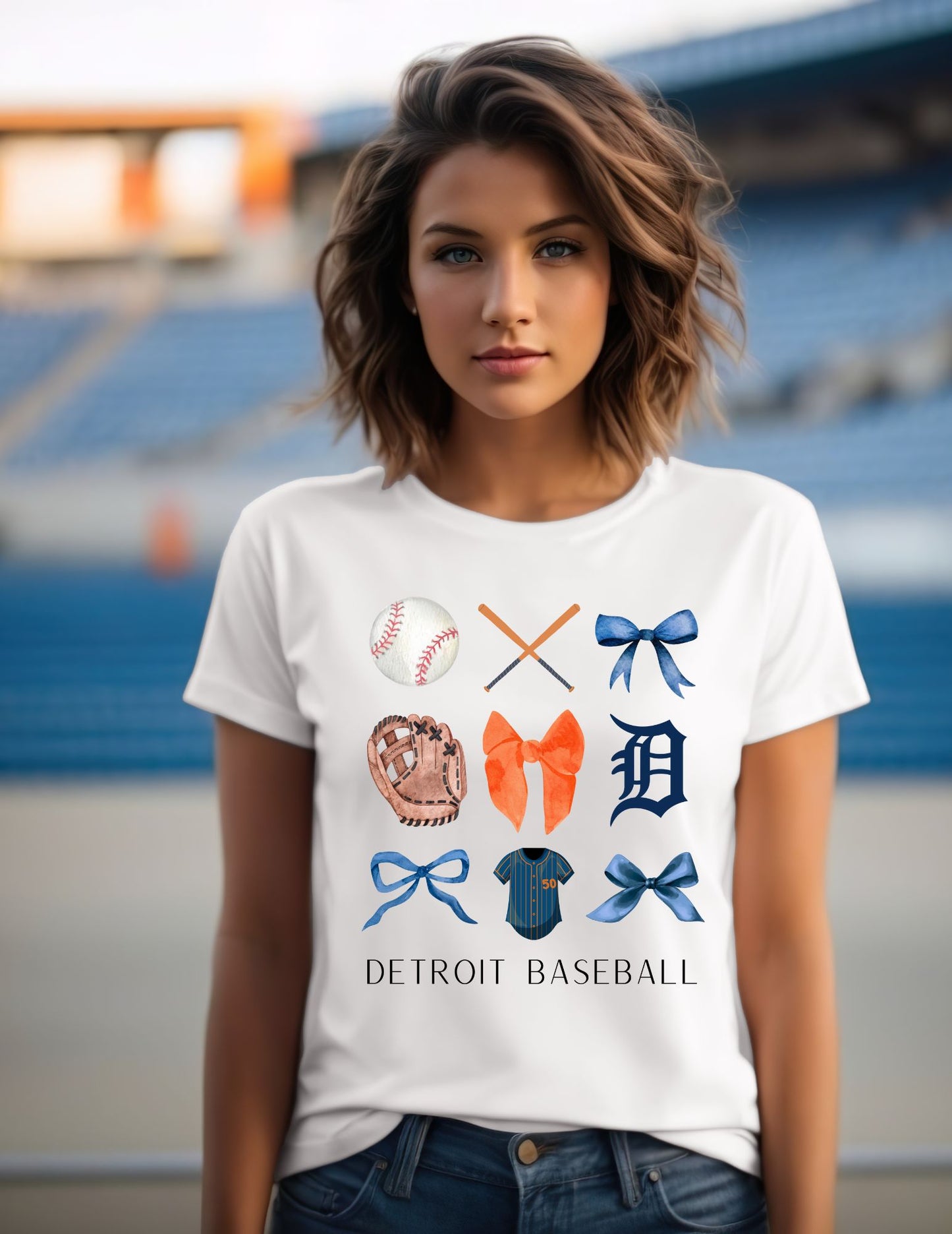 Detroit Baseball and Bows