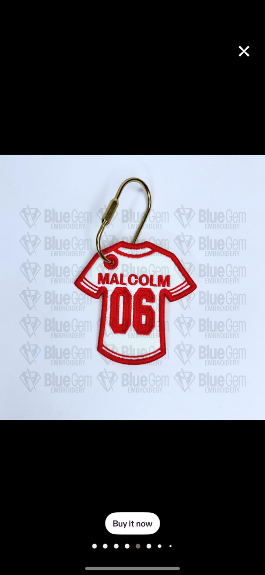 Jersey Bag Tag