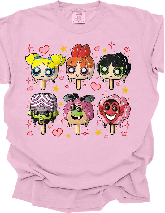 Powerpuff Girls Popsicles