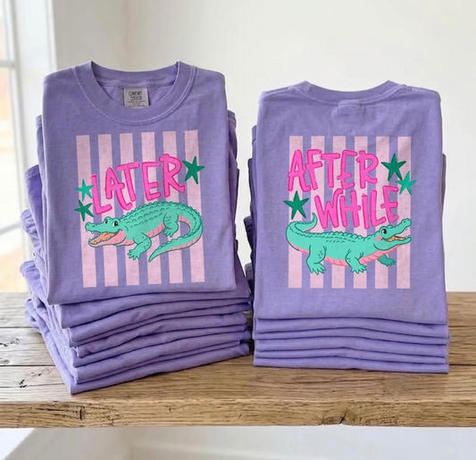 Later Gator w/ stripes