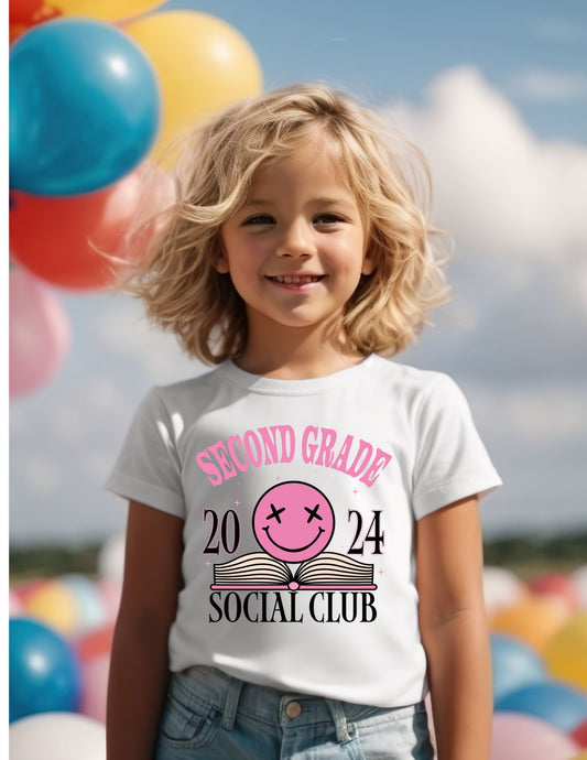 Grade Pink Smiley Social Club