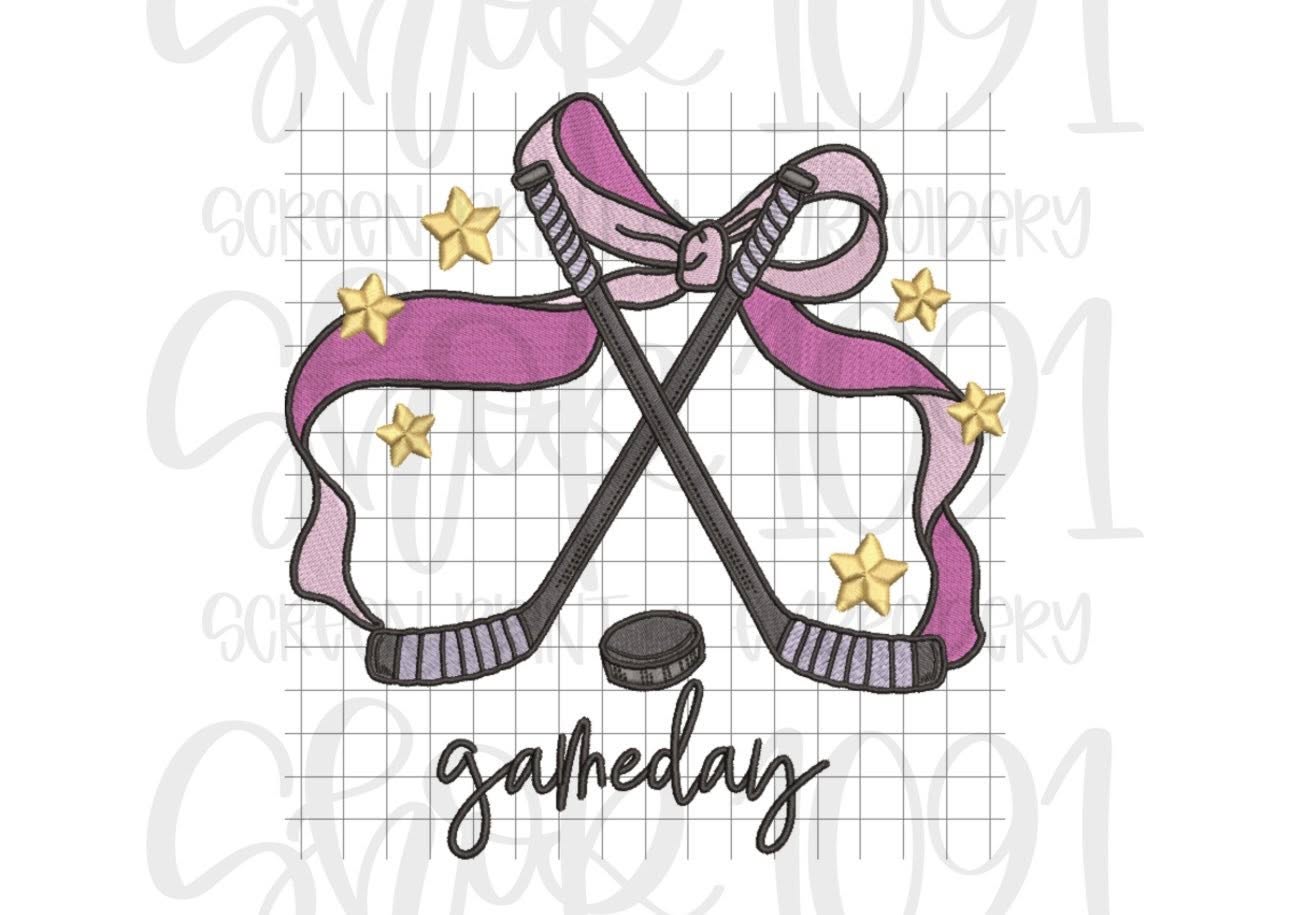 Game Day Bow Embroidery Collection