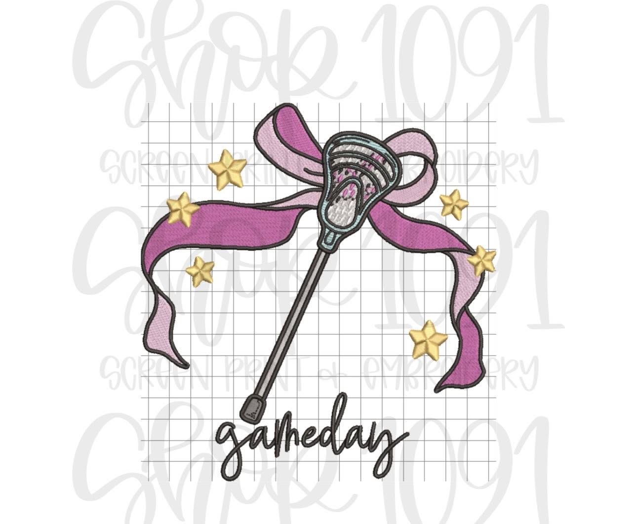Game Day Bow Embroidery Collection