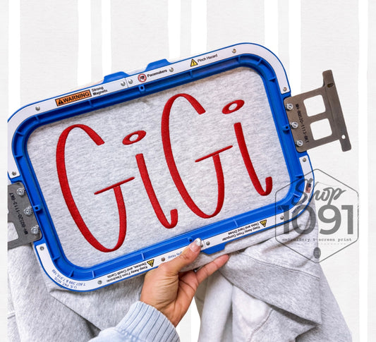 GIGI Hand Lettering Embroidery
