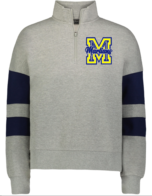 Ladies 1/4 Zip Pull Over- M/Martians *EMBROIDERY