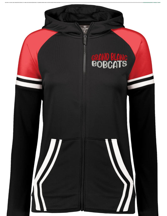 Grand Blanc Bobcats Womans Zip Up Jacket