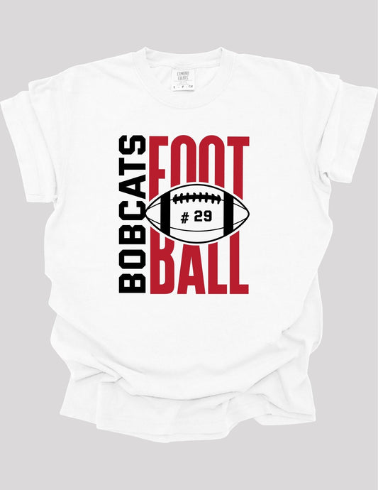 BOBCATS Football w/ number