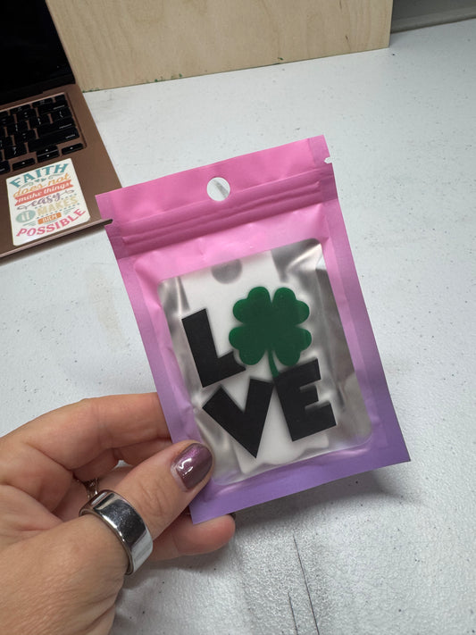Love- St. Pattys 40 oz Tumbler Toppers