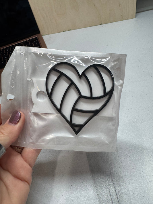 Volleyball Tumbler Topper 40 oz