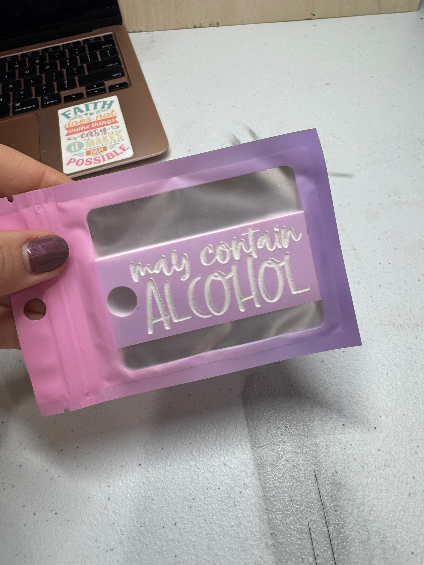 May Contain Alcohol 40 Oz Topper