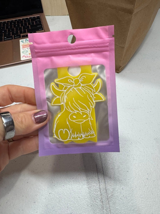 Highland Cow Tumbler Topper 40 oz