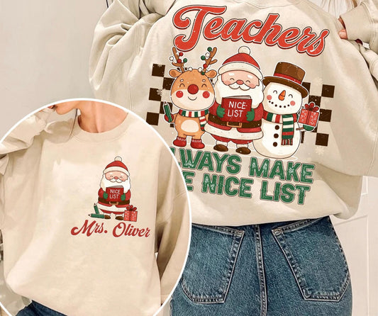Teachers always make the nice list