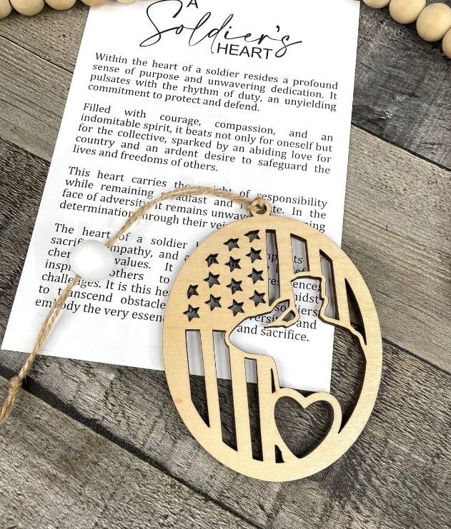 A Solider's Heart Ornament