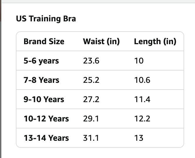 Practice Gear-  YOUTH Sports Bra option 1