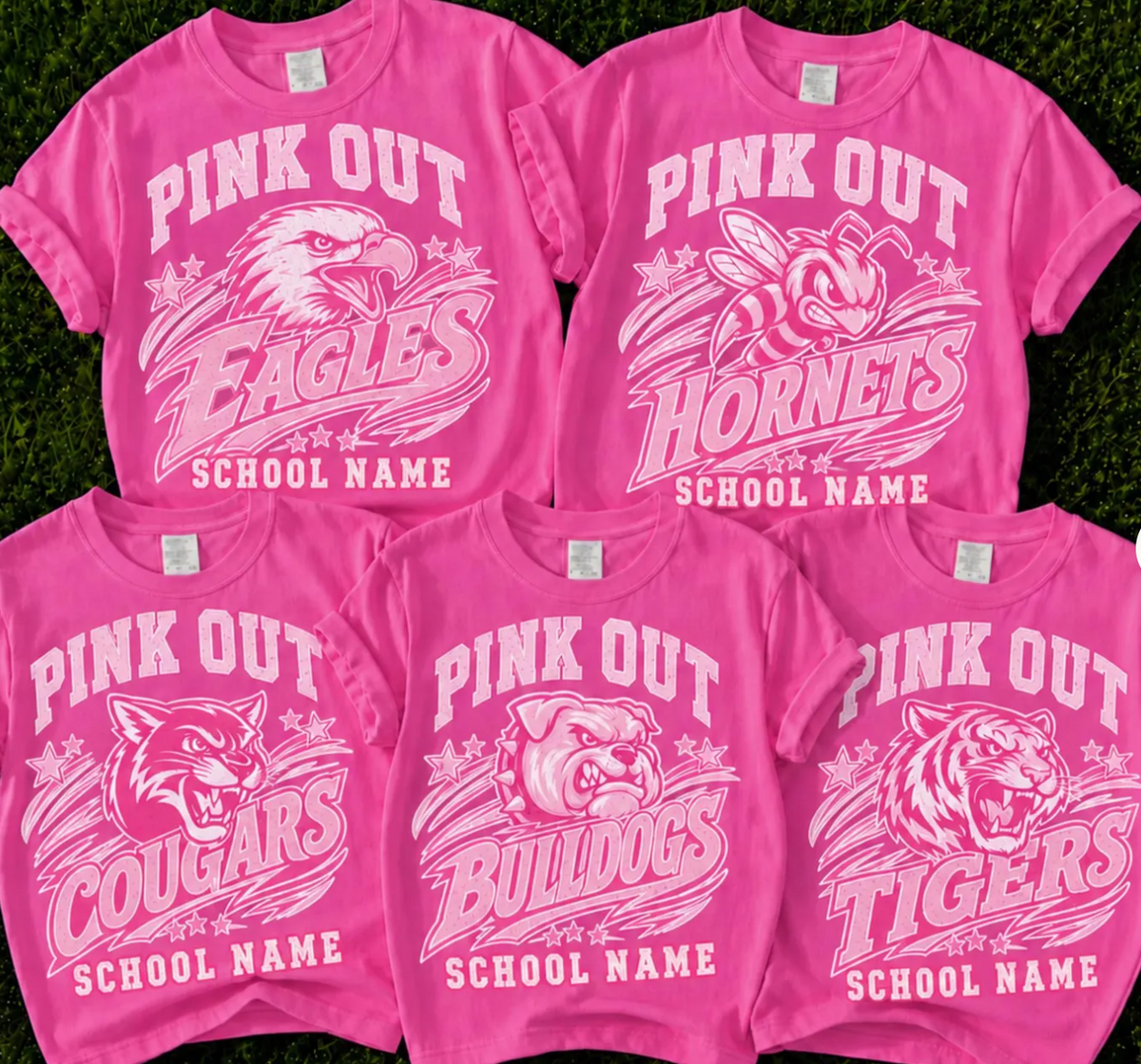MASCOT -PINK OUT
