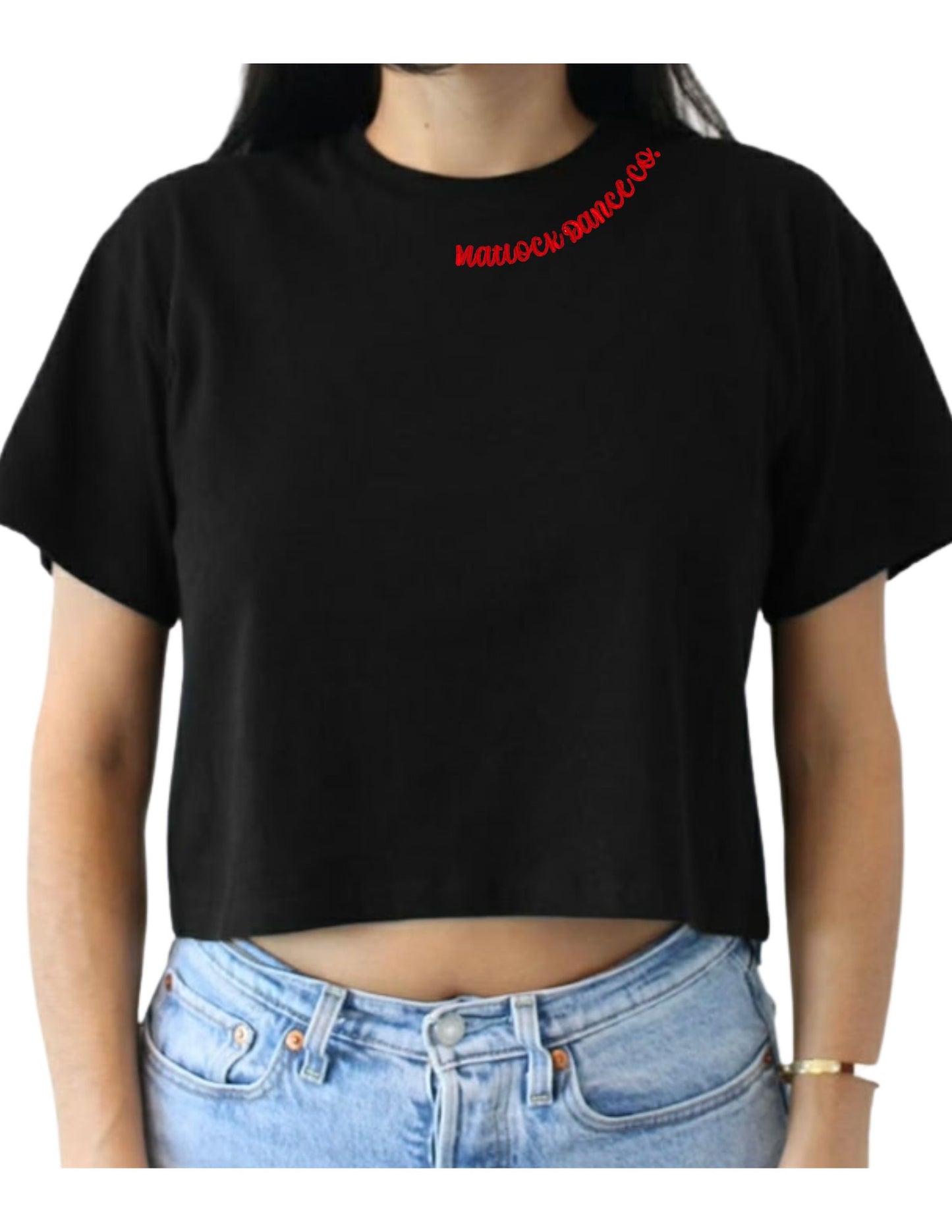 TM Crop Top (collar embroidery)