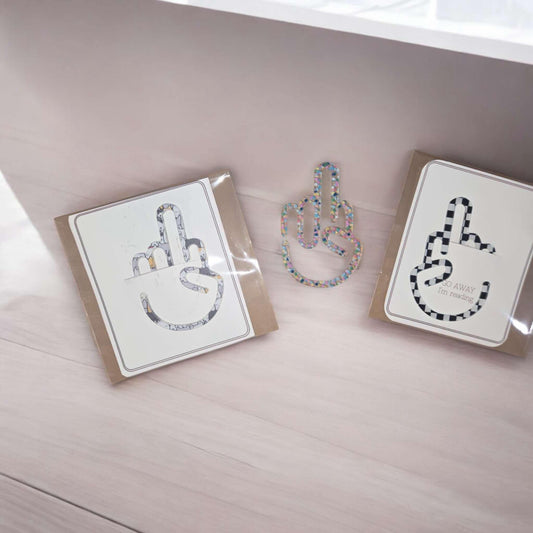 Middle Finger Bookmark
