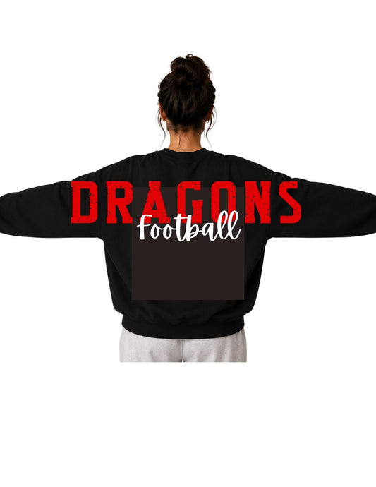 Dragons Football "Oversized back"