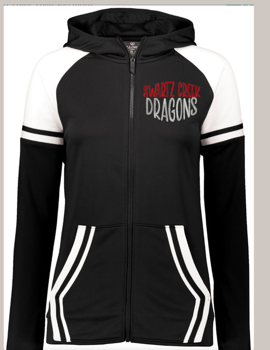 Swartz Creek Dragons Womans Zip Up Jacket (Copy)