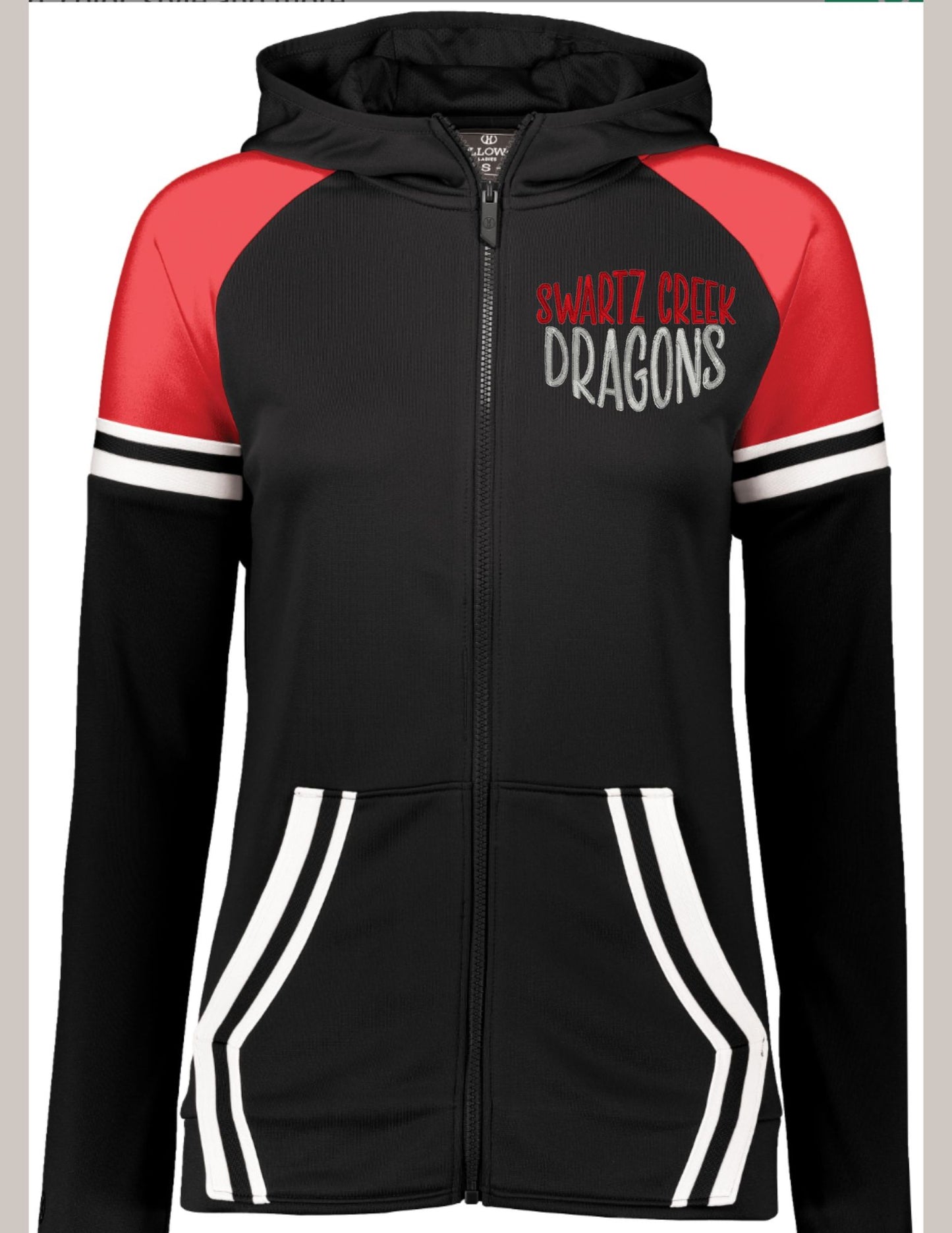 Swartz Creek Dragons Womans Zip Up Jacket (Copy)