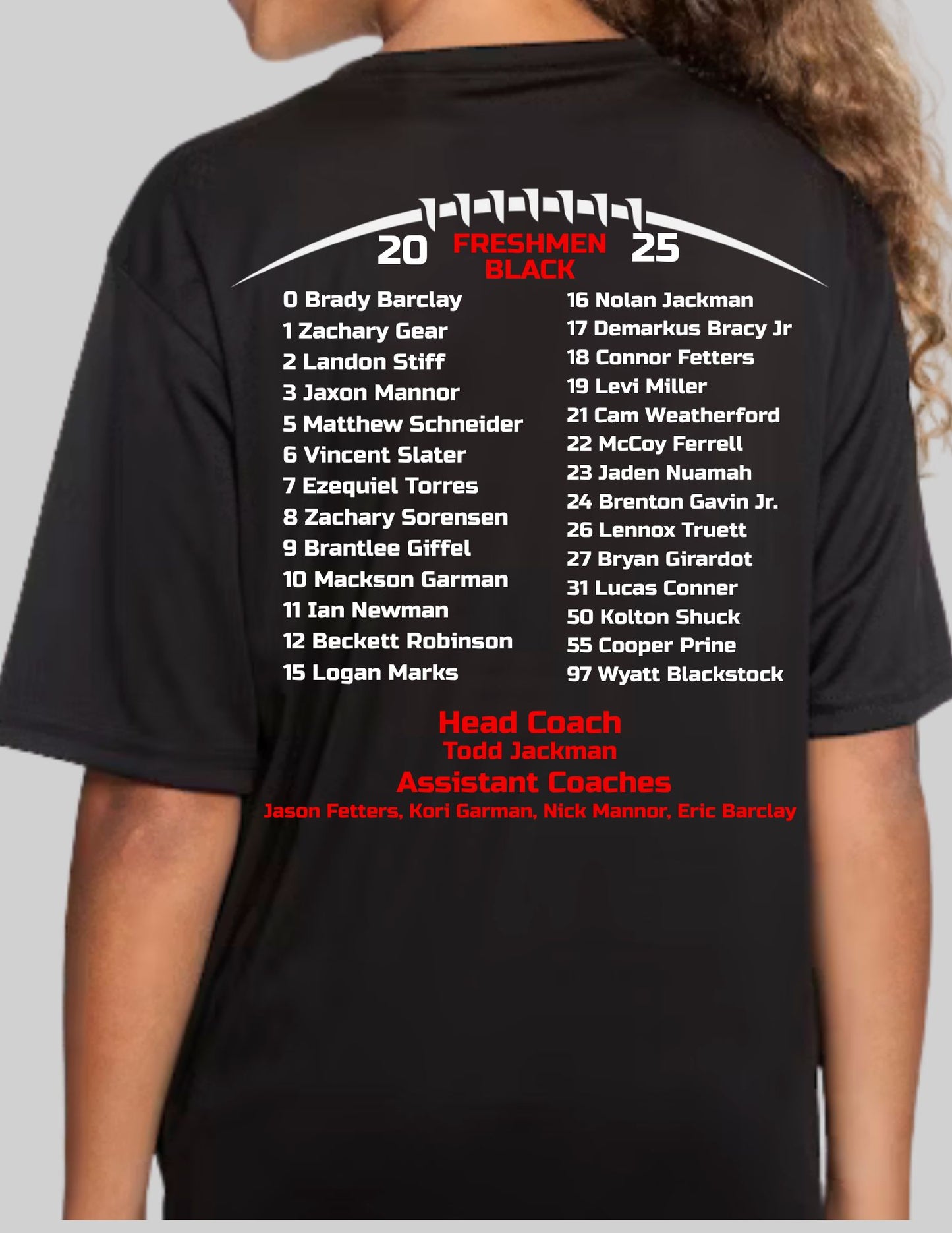 Freshman/JV Football Memento
