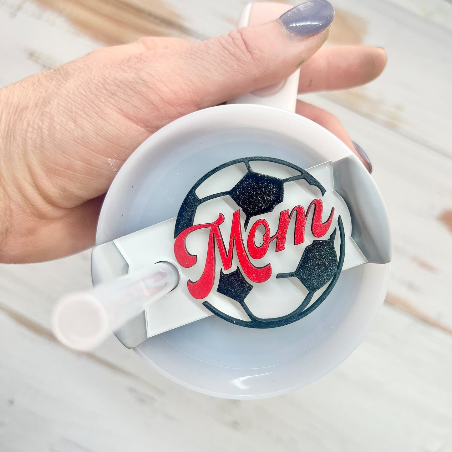 Soccer Mom Cup Topper