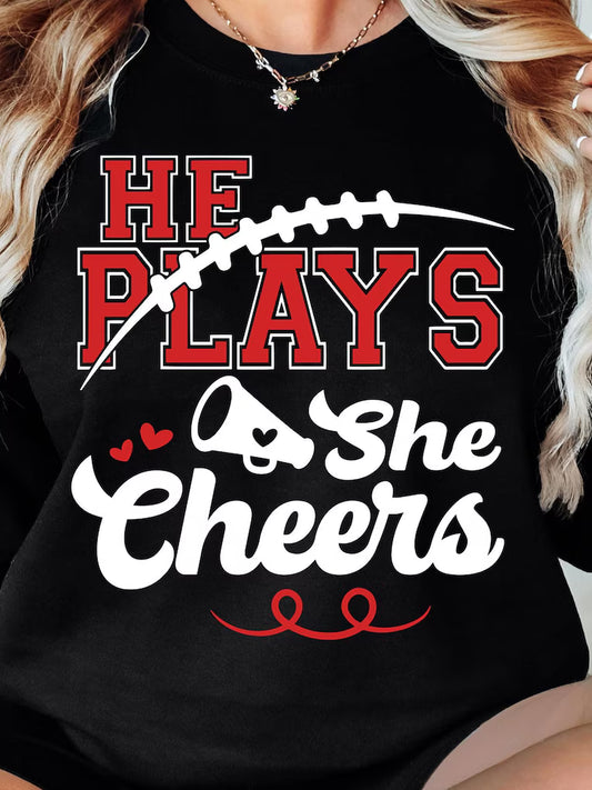 He plays/She Cheers